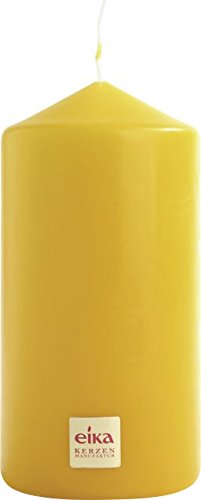 Preisvergleich Produktbild Stumpenkerze maisgelb 130 x 70 mm