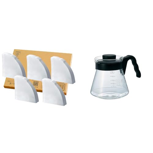 yZbgzyAmazon.co.jp znI(HARIO) V60 R[q[tB^[ 1~2tp 200 40×5Zbg FSCFؐi y[p[ 01 W zCg VCF-01-40W-5S-AZ{ + V60 R[q[T[o[ 