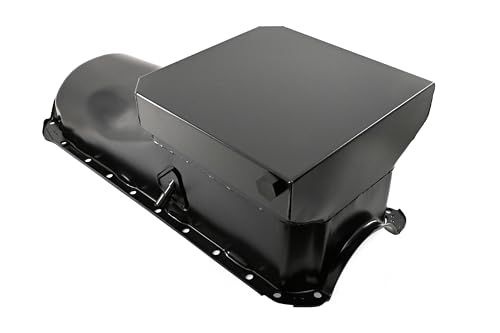 Image of CFR Performance Steel Oil Pan - 1965-1990 Chevy BBC 396-402-427-454 Black