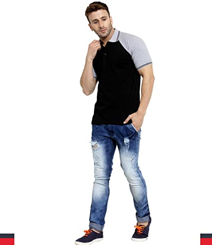 Image of Scott International Men's Cotton Regular Fit Polos