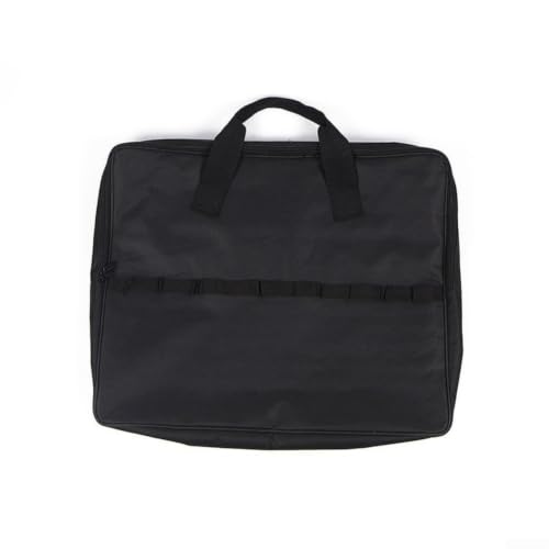 Bolsa de almacenamiento para camping, tela Oxford 600D, resistente al agua, con asa ancha reforzada, ventilación de malla, varios tamaños, cremalleras seguras, correas elásticas para mesa plegable