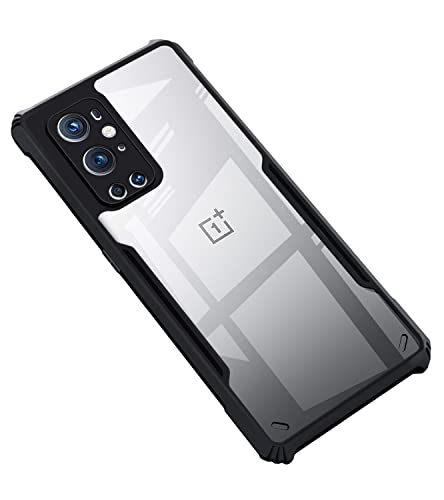 Image of Zapcase Back Case Cover for OnePlus 9 Pro | Compatible for OnePlus 9 Pro Back Case Cover | 360 Degree Back Cover Case | Clear Case with Camera Protection | (TPU + PC | Matte Black)