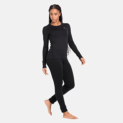 Odlo Women's Merino 260 Baselayer Pant, Black, Medium #TOP4