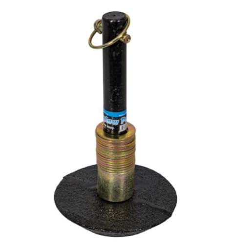 Buyers Products 1303220 Heavy-Duty Shoe Assembly, Fits Blizzard Snow Plows, Replaces Blizzard 49071 & Western 49071, Steel Yellow Zinc‑Coated 7/16 x 1‑3/4 in Linch Pin with 8‑1/2 in Shaft