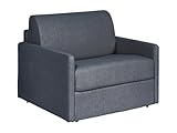 Mécanisme rapido convertible express : mécanisme qui permet de transformer en quelques secondes seulement votre canapé en couchage. Tirez simplement sur la poignée située derrière les coussins de dossier pour déplier le matelas.
