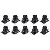 Module joystick à deux axes avec sortie analogique : ce module de dérivation de joystick offre une mesure précise des axes X/Y analogiques avec potentiomètres 10K et un bouton numérique pour l'entrée des axes Z, idéal pour les projets de contrôle et le contrôle robotique.