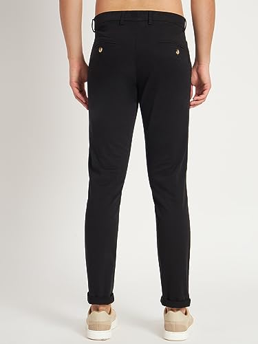 Image of KARGEENS Men Kargeens Men's Cotton Slim Fit Casual Chinos Trousers for Men Stylish