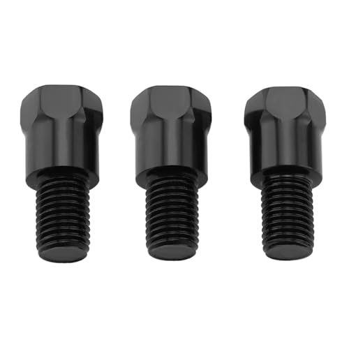 EMLIAUMU Motorcycle Mirror Adapter Mount Thread Adapter: Motorbike Mirror Riser Mirror Extender Height Adjustment Spacer 10mm RH to 10mm RH and 10mm LH Bolts Screw