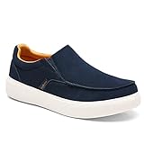 Mens Slip On Shoes, Comfy Casual Shoes for Walking, Orthopedic Hiking Shoes with Arch Support, Orthaheel Comfortable Shoes Size 11