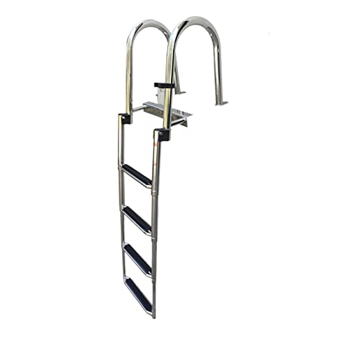 Escalera Metálica Telescópica para Piscina 4 Escalones miniatura 1