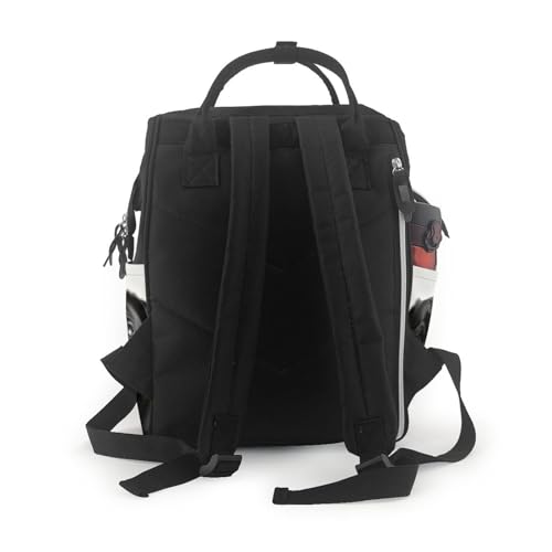 Sac à dos à langer carlin noir pour maman - 3