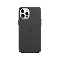 Apple Custodia in pelle (per iPhone 12 Pro Max) - nero - 6.68 pollici