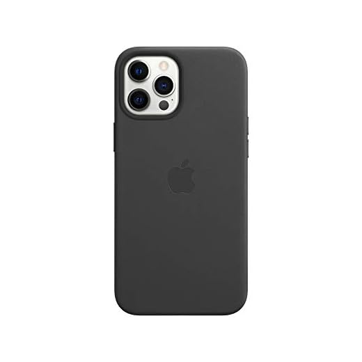 Apple Custodia in pelle (per iPhone 12 Pro Max) - nero