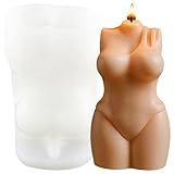 XIAOSHUI Female Body Candle Mold Sexy Woman Body Candle Silicone Molds for Candles Making Resin Casting Aromatherapy Candles Gypsum Craft Home Decorate