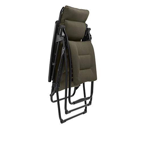 Lafuma Futura Xl Air Comfort Zero Gravity Recliner-Black Frame, Taupe Grey #TOP4