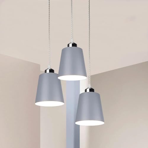 Lustre de luxe Macaron en fer forgé avec suspension réglable E27 - 2