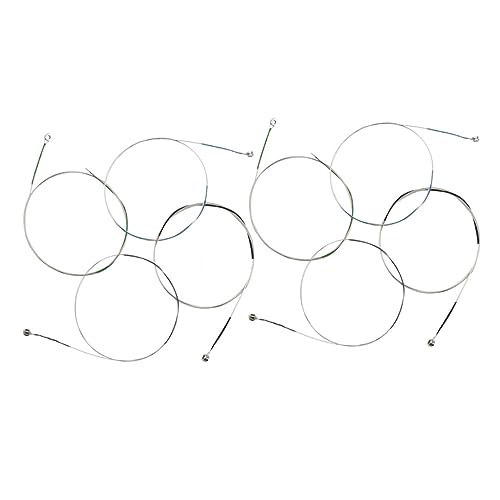 TOPPERFUN 8個小提琴弦 本入り スチールコア バイオリン楽器用交換弦 音質向