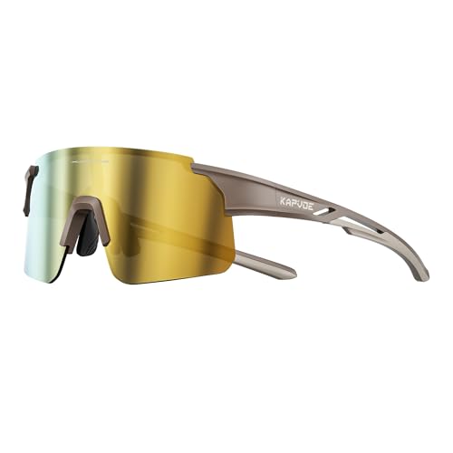 KAPVOE Fahrradbrille Kinder Schnelle Brille Sportbrille Baseball Sonnenbrille Radfahren 3-14 Softball Jahre Alt - K9035