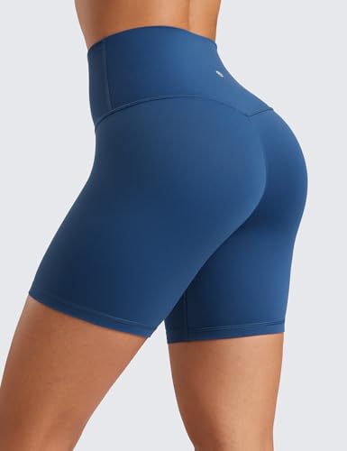 Image of CRZ YOGA Butterluxe Biker Shorts 6 inch | Extremely Soft, Gentle Compression, Yoga, High Waisted, for Women