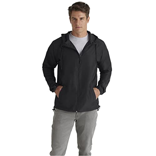 Burnside Lightweight Windbreaker 3XL BLACK