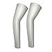 TOSISZ Atmungsaktiver, Schnell Trocknender Uv-Schutz, Laufarmhülsen, Basketball-Ellbogenschoner, Fitness-Armschützer, Sport, Radsport, Armstulpen, Weiß, L.