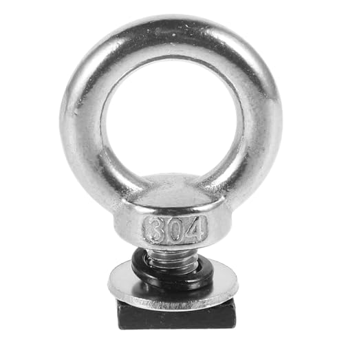 JECOMPRIS Amarre Portaequipajes Riel Tornillos Ganchos Anillo Kit Montaje Pernos Tuercas Accesorio Viaje Anclaje Rápido