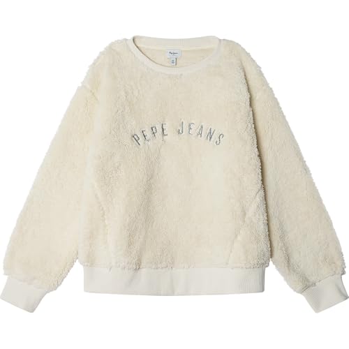 Sweatshirt Pepe Jeans Aurora fille 12 ans pull en coton à col rond