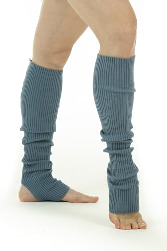 Image of Leg Warmers & Socks for Women's Dance & Yoga - Open Toe & Heel - Eighty's 80s Ribbed Party & Sports Socks