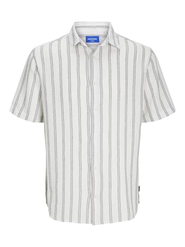 Chemise loose weave homme JACK & JONES en maille texturée à manches courtes