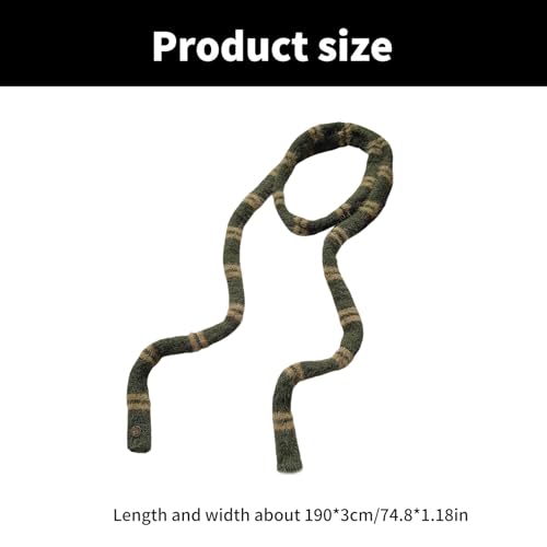 Knit Scarf, Knit Scarf for Women, Long Skinny Belt, Necktie Neck Scarf, Girls Photo Props,Long Neckerchief Skinny Scarf Necktie3