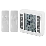 ♥ Con alarma acústica interior y exterior. Si la temperatura supera los ajustes de alarma mínimos y máximos preestablecidos, se emitirá un tono de advertencia.