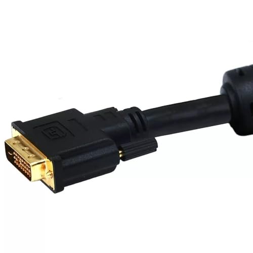 HenryAv DVI to DVI Cable 6 Feet, DVI to DVI-D 24+1 Cable Male to Male Digital Video Monitor Cable for HDTV, Gaming, Monitor, Projector