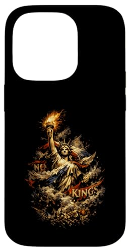 Resist Statue Liberty Cat Equality Retro Edgy Subtle Protest �X�}�z�P�[�X iPhone 14 Pro �p