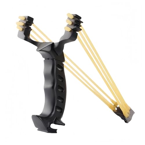 Kefeng スリングショット 動物撃退器 害獣・害虫対策器 ABS バンドブラケット付き ショット スリング パチンコ パチンコ銃 ファルコン 狩猟用 スリングショットゴムバンド 替えゴム 大人向け屋外スポーツゲーム兼用カタパルト くまよけ道具 熊対策グ