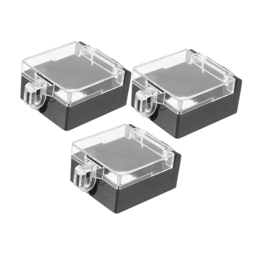 Cabilock Waterproof Switch Push Button Covers 3pcs Emergency Stop Button Covers Childproof Feature for Safety