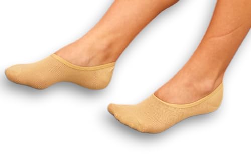 Image of Sexy Basics Women's No Show Mesh Anti-slid Casual Liner Socks - Multi Packs