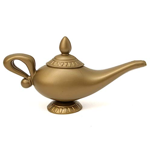 Xueliee 1 STKS Plastic Cosplay Magic Halloween Kerst Panto Arabisch voor Aladdin Genie Lamp Prop voor Kinderen Thuis Decoraties