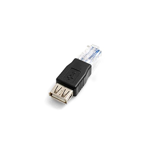 SYSTEM-S Rj45 maschio USB a femmina adattatore