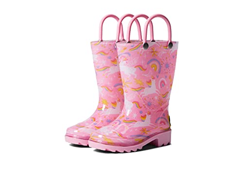 Western Chief Girl's Sparkle Unicorn PVC Rain Boot (Toddler/Little Kid)
