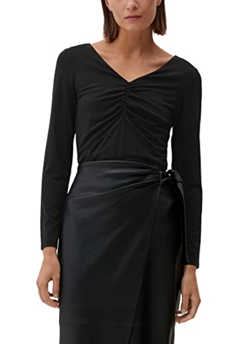 Shirt à manches longues femme chic s.Oliver pour une tenue de bureau élégante