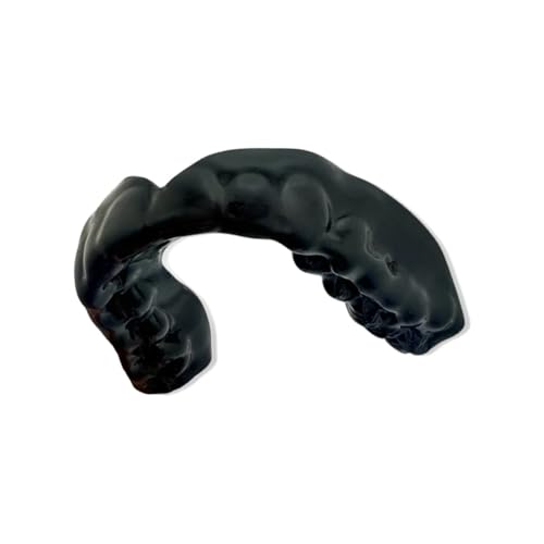 Zero-G Sports Mouthguard 1-Pack Adult Black - Adult Size - Dental Grade Custom Fit - Basketball, Football, Soccer, Baseball, Hockey, Lacrosse, Teeth Grinding