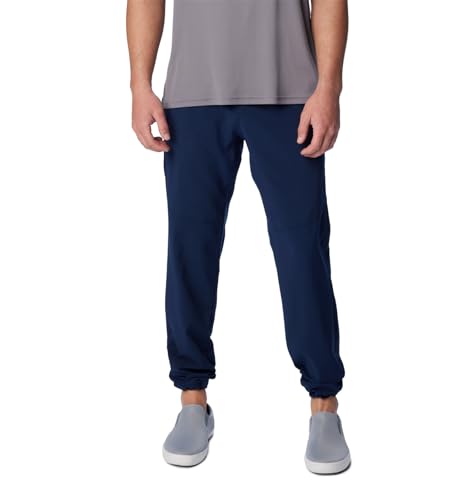 Image of Columbia Men Polyester Omni-Shade Polo Terminal Roamer Stretch Hiking & Trekking Pant
