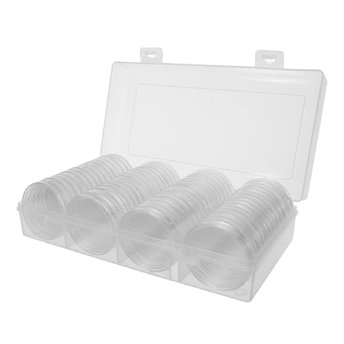 Boîte de rangement étanche pour protéger 60 monnaies de collection