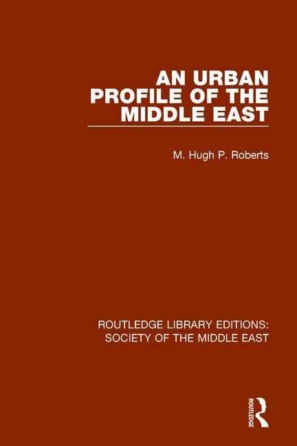 An Urban Profile of the Middle East - Livre d'urbanisme au format broché
