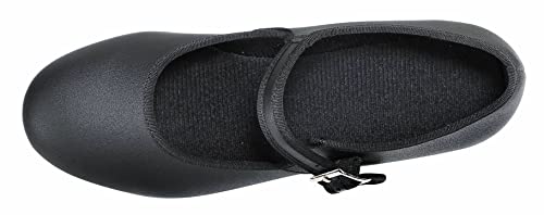 Image of Linodes Unisex PU Leather Easy Strap Tap Shoe Dance Shoes for Women and Men's Dance Shoes-608