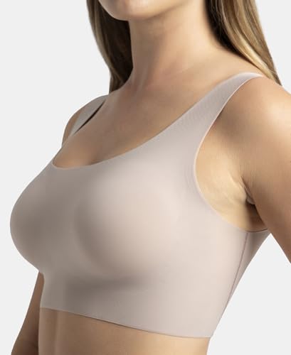 Image of Jockey 1839 Lounge Bra | Wirefree | Padded | Full Coverage | 360 Degree Stretch and Removable Pads | Microfiber Nylon Fabric