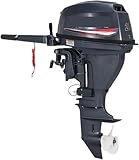 Motor de pesca de dois tempos, quatro tempos, máquina de popa de eixo curto, barco de borracha Frp barco de pesca hélice rápida Frequey motor de tração manual, 2 tempos 4