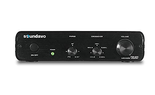 Soundavo Psb-200 Subwoofer Amplifier With Crossover/Phase Control - 200W #TOP9