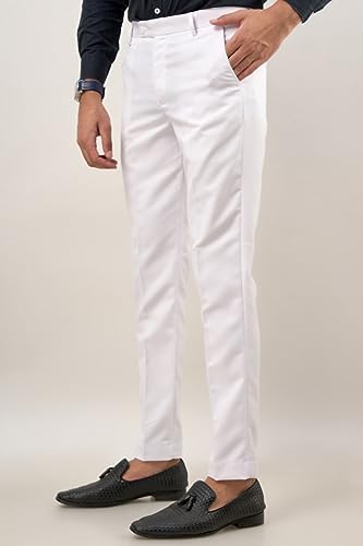 Image of VX9 Men's Formal Trousers, Smart Office & Business Wear, Classic Fit
