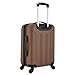 Travelers Club Chicago Hardside Expandable Spinner Luggage, Rum Caramel, 22